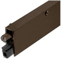 C.R. LAURENCE DB035DV36 CRL Dark Bronze Anodized Commercial Medium-Duty Automatic Door Bottom for 36' Door