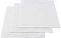 Restaurantware Luxenap 15.75 Inch Dinner Napkins 2000 3-Ply Disposable Napkins - Linen Feel Soft And Absorbent White Paper Folded Napkins Square For Lunch Dinner Or Everyday Use