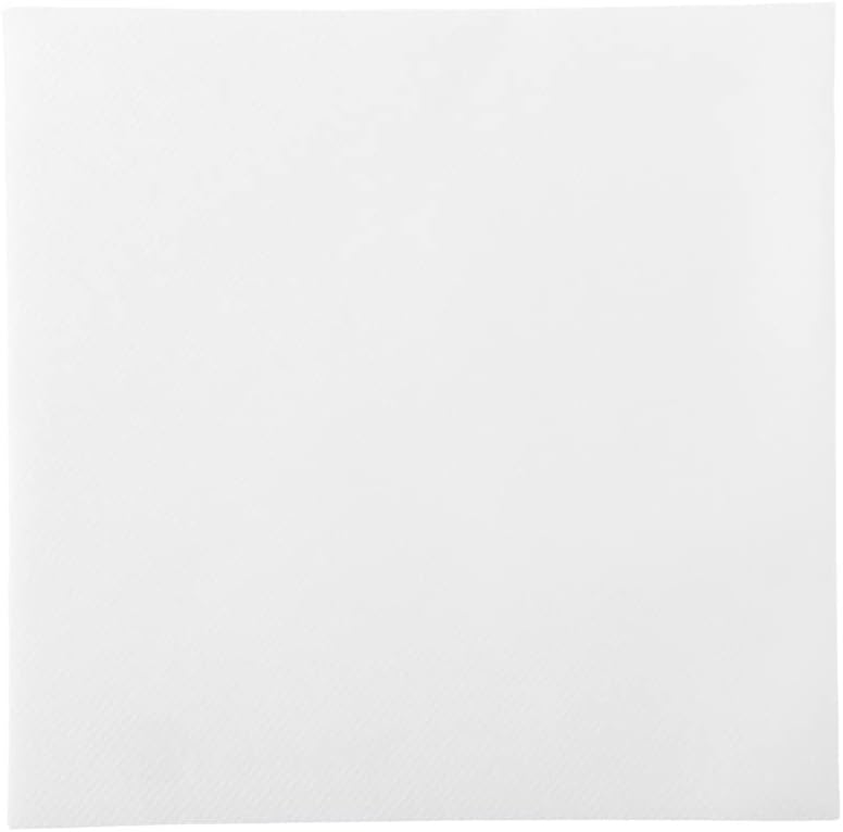 Restaurantware Luxenap 15.75 Inch Dinner Napkins 2000 3-Ply Disposable Napkins - Linen Feel Soft And Absorbent White Paper Folded Napkins Square For Lunch Dinner Or Everyday Use