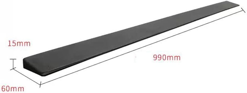 Non-Slip Doorway Threshold Ramp for Wheelchairs - 1 Inch & 2 Inch Rise, Durable Sill Ramp for Easy Access(99 * 6 * 1.5cm)