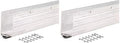 M-D Building Products 68593 1-3/4x36-Inch Aluminum Weatherstrip Door Bottom with Mill/Vinyl Finish (2-(Pack))
