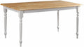 Boraam Farmhouse Table, White/Natural