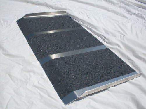 Wheelchair Ramp 16' Long x 32' Wide, Solid & Stable, Aluminum, Portable, Non-Slip Handicap ramp, Door Threshold Wheel Chair Ramps for Home, Home Steps, Scooter, Doorways, 800lbs Capacity, CodyCo