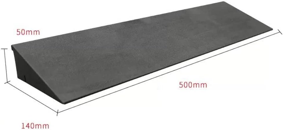1pc Non-Slip Doorway Threshold Ramp for Wheelchairs - 1' to 2' Rise, Durable Rubber Sill Ramp for Safe Access(50 * 14 * 5cm)