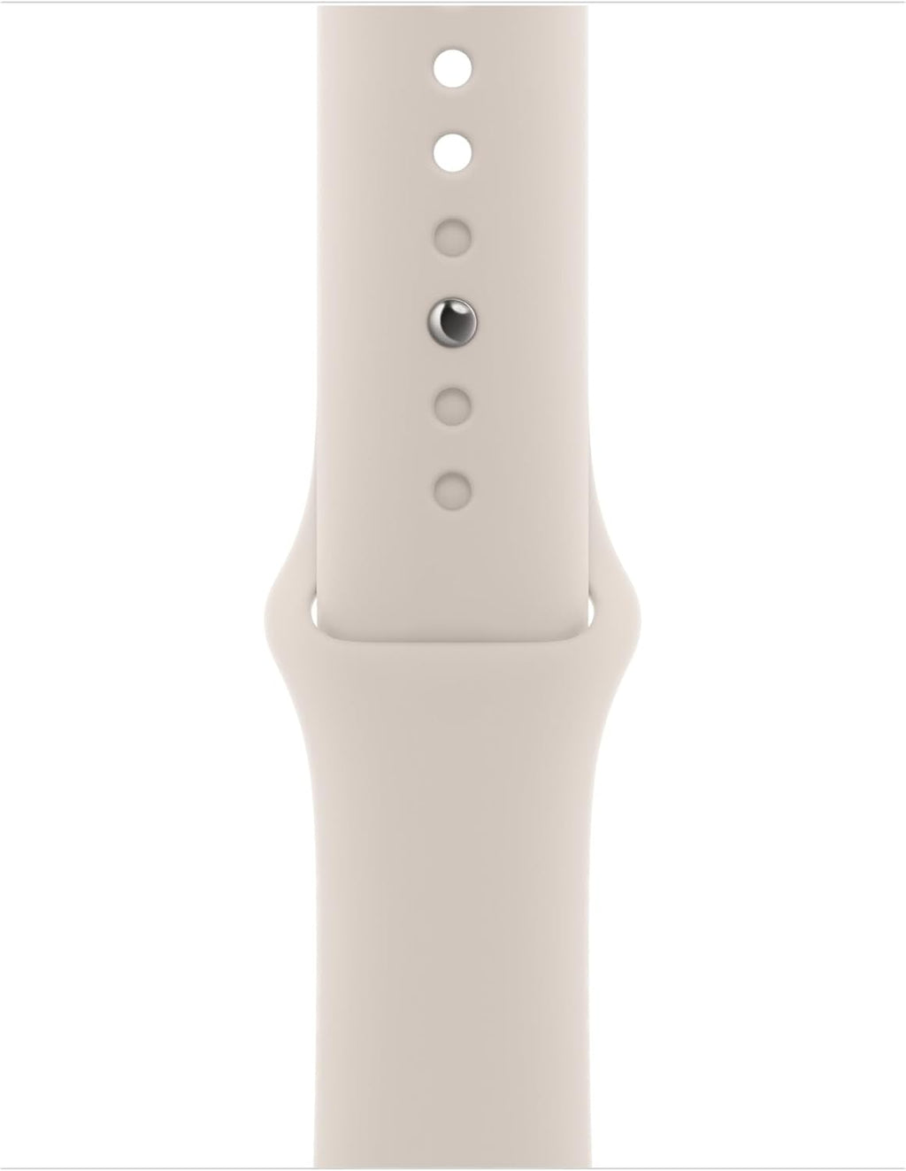 Apple Watch Series 7 (GPS + Cellular, 41mm) Starlight Aluminum Case with Starlight Sport Band, Regular (Renewed)