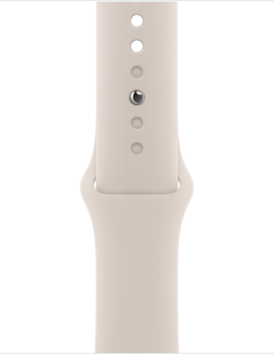 Apple Watch Series 7 (GPS + Cellular, 41mm) Starlight Aluminum Case with Starlight Sport Band, Regular (Renewed)