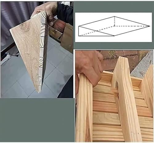 Rubber Ramps Wooden Threshold ramp, Suitable for doorways, wheelchairs, entrances, Outdoor Steps(30.8 * 30 * 12cm)