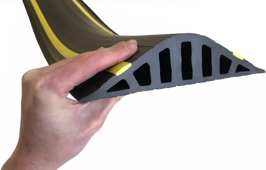 2' High Garage Door Flood Barrier Threshold Seal Kit 'GARADAM' (12'3') | Flexible PVC | Complete Kit Includes 2 Adhesives | GaraDry