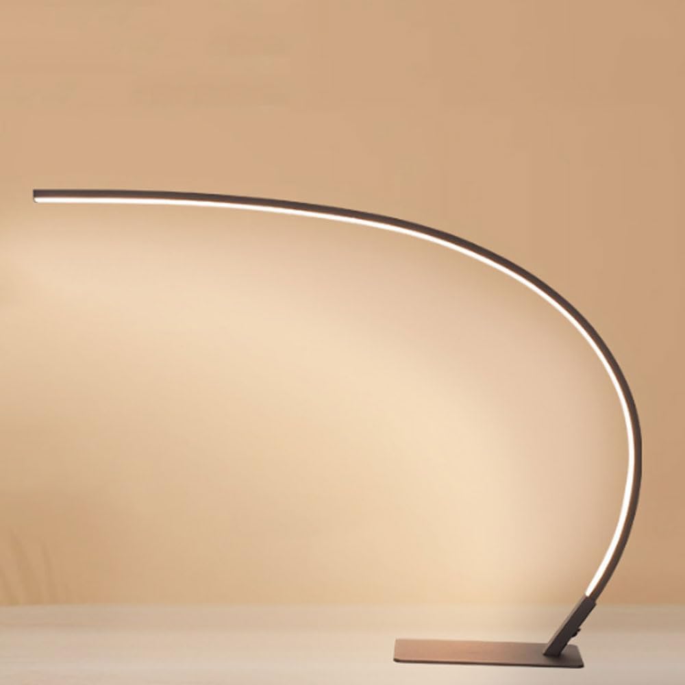LED Desk Lamp with Adjustable Brightness Modern Design Table Lamp for Study Work Eye Protection Reading in Office Bedroom Living Room
