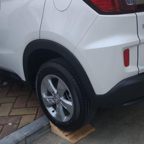 Portable Wood Wheelchair Ramp for Doorway Access, 33.8x30x13cm, 2-6 inch Rise, Curb Threshold Ramp, Easy Entry for Disabled, Elderly & Users with Mobility Challenges