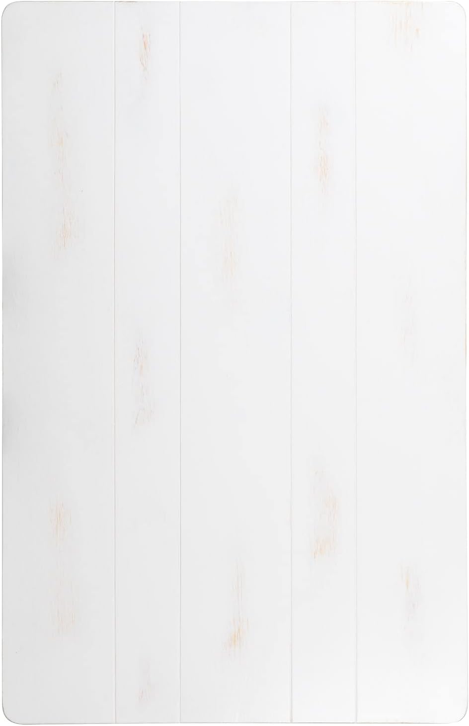 Flash Furniture HERCULES Series 46' x 30' Rectangular Antique Rustic White Solid Pine Farm Dining Table