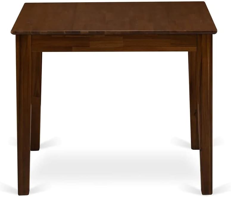 East West Furniture OXT-AWA-T Oxford Square Kitchen Dining Table for Small Spaces, 36x36 Inch, Antique Walnut