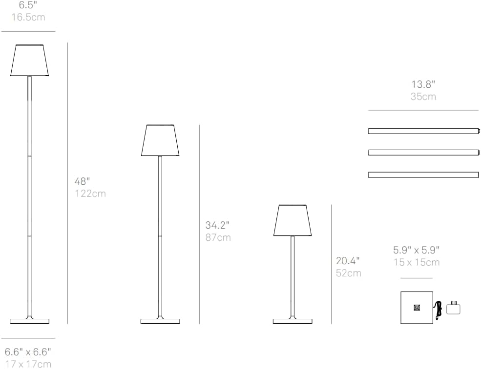 Zafferano Poldina L Pro Floor & Table Lamp Rust