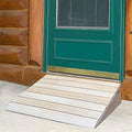 Heavy Duty Wooden Dog Ramps for Cars & Wheelchairs - 3 to 8 Inch Rise, Ideal for Home Doorways, Pet Access, Durable & Safe Threshold Ramp Solutions