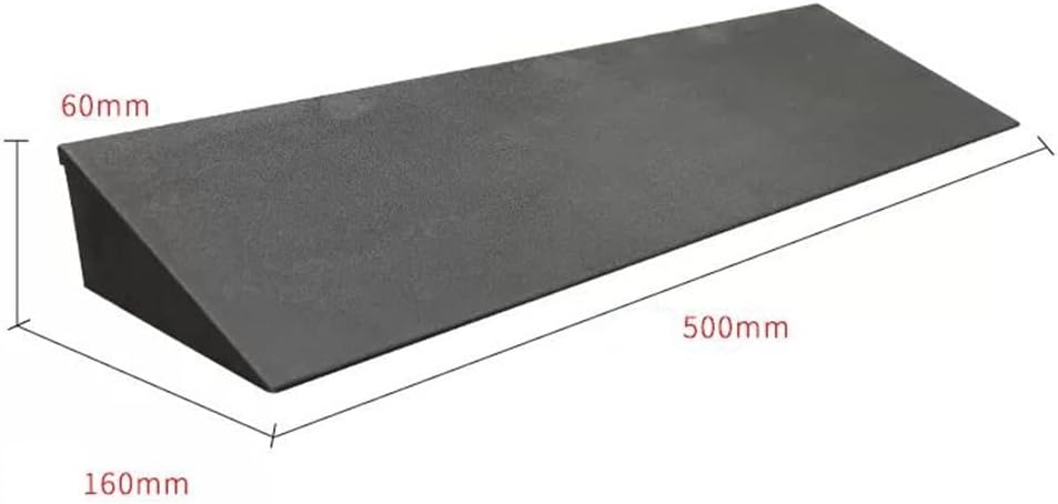1pc Non-Slip Doorway Threshold Ramp for Wheelchairs - 1' to 2' Rise, Durable Rubber Sill Ramp for Safe Access(50 * 16 * 6cm)