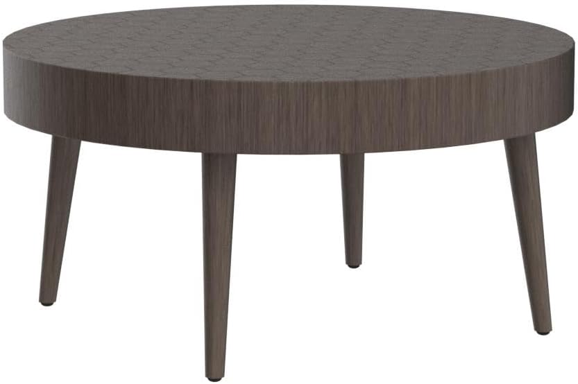 SUNBURY Coffee Table Set, Morden Round Coffee Table Set of 2, 18' Farmhouse Living Room Nesting Tables, Livingroom Table Set