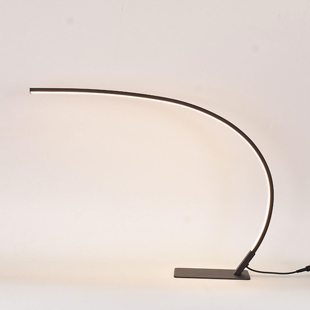 LED Desk Lamp with Adjustable Brightness Modern Design Table Lamp for Study Work Eye Protection Reading in Office Bedroom Living Room