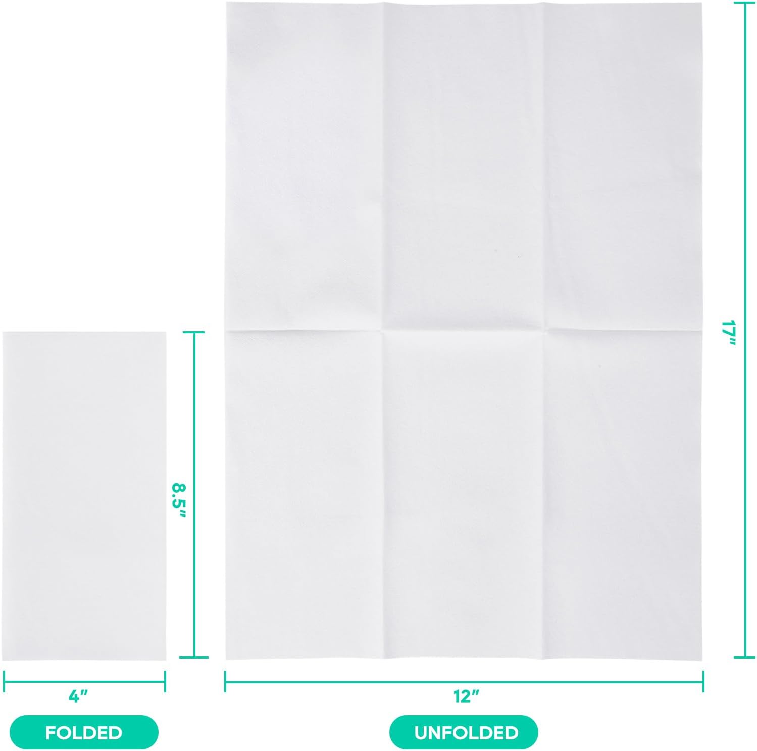 1000PACK Disposable Hand Towels for Bathroom, Soft and Absorbent Paper Guest Towels Disposable Decorative Bathroom Hand Napkins for Kitchen, Parties, Weddings, Dinners