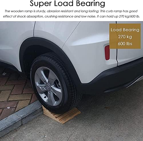 Wooden Dog Ramps for Cars, Doorway & Threshold Access, Perfect for Power Wheelchairs, Mobility Scooters, and Lawn Mowers - Durable & Safe Design