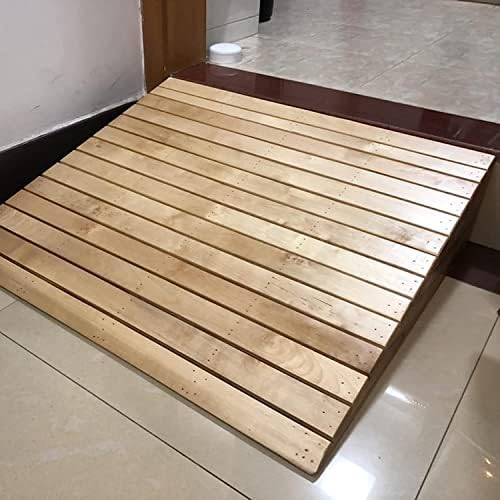 Portable Non-Slip Dog Ramps for Cars & Doorways, Wooden Threshold for Wheelchairs, Curb Access for Walkers, Bikes & Scooters - Easy Mobility Solution