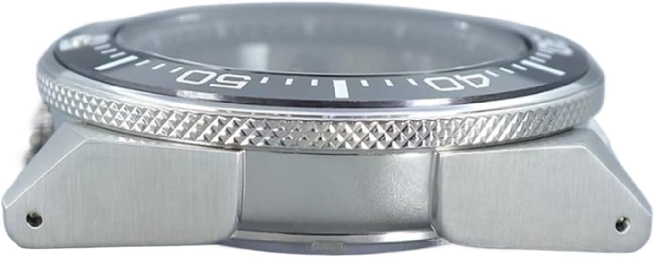 43.8mm Waterproof Watch Case 28.5mm Dial Ceramic Bezel Sapphire Crystal Compatible For NH35 NH36 NH38 4R36 Movement