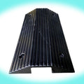 Rubber Bridge Ramp Heavy Duty Threshold Ramp for Doorways 3' Rise Curb Ramps Heavy Duty Rubber Threshold Ramp for Wheelchairs