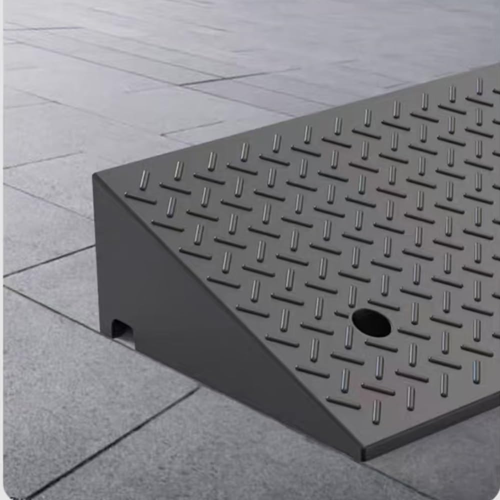 Wheelchair ramp, Threshold Ramp 2' 3' 4' 7' Rise Doorway Entry Ramps For Sidewalk Garage Warehouse Stroller(H 20 CM/8')