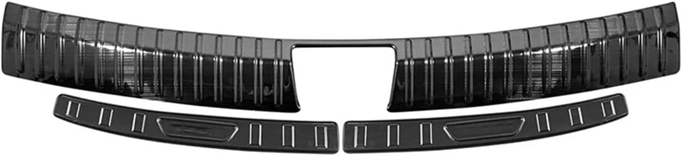 Compatible With Hyundai Santa Fe 2024-2025 2026 carbon silver Titanium Black car door threshold Inside Protector cover sill guard Trim(Titanium black)