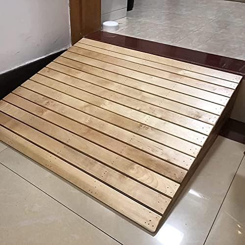 Portable Non-Slip Dog Ramps for Cars & Door Thresholds, Wooden Wheelchair Ramps for Curb, Ideal for Walkers, Bikes & Scooters - Easy Access Solutions