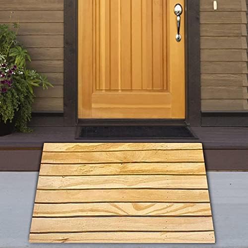 Durable Wooden Dog Ramp for Cars | Threshold Ramps for Power Wheelchairs, Mobility Scooters & Lawn Mowers | Easy Access Doorway Incline Ramp