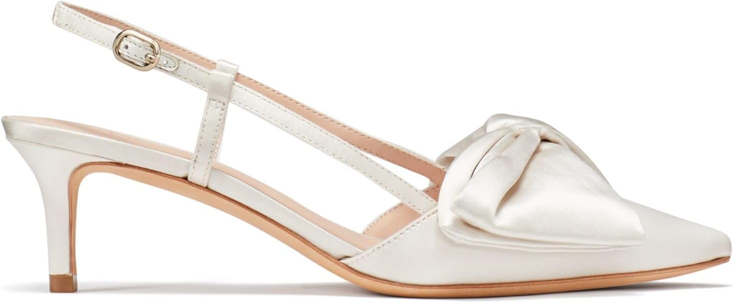 kate spade new york Women's Bridal Bow Pump Sandal
