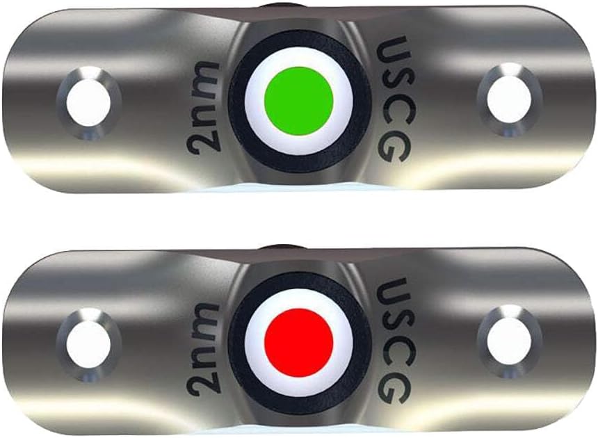 TACO Rub Rail Mounted LED Navigation Light Set - 2-1/2