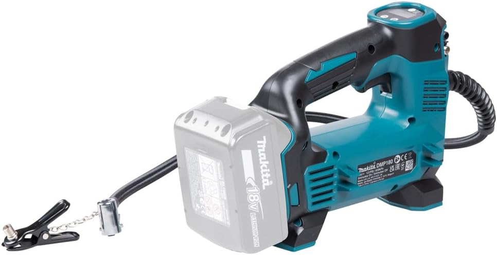 Makita DMP180Z 18V Li-ion LXT Inflator - Batteries and Charger Not Included, Blue/Silver, M