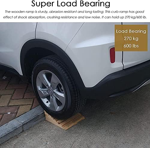 Portable Non-Slip Dog Ramps for Cars, Wooden Door Threshold Ramp, Ideal for Wheelchairs, Walkers, Scooters, Curb Access, Easy Mobility Solution