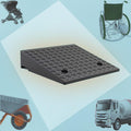 2' 3' 4' Rise Doorway Threshold Ramp, Heavy Duty Loading Ramp for Trailer Truck(H 12CM/4.7')