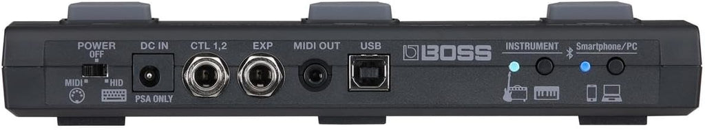 BOSS FS-1-WL Compact Wireless Footswitch | Control Digital Music Score Apps, YouTube Videos, DAWs, Instruments and More via Bluetooth | MIDI | Connect External Footswitches and an Expression Pedal