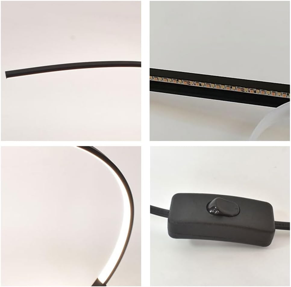 LED Desk Lamp with Adjustable Brightness Modern Design Table Lamp for Study Work Eye Protection Reading in Office Bedroom Living Room