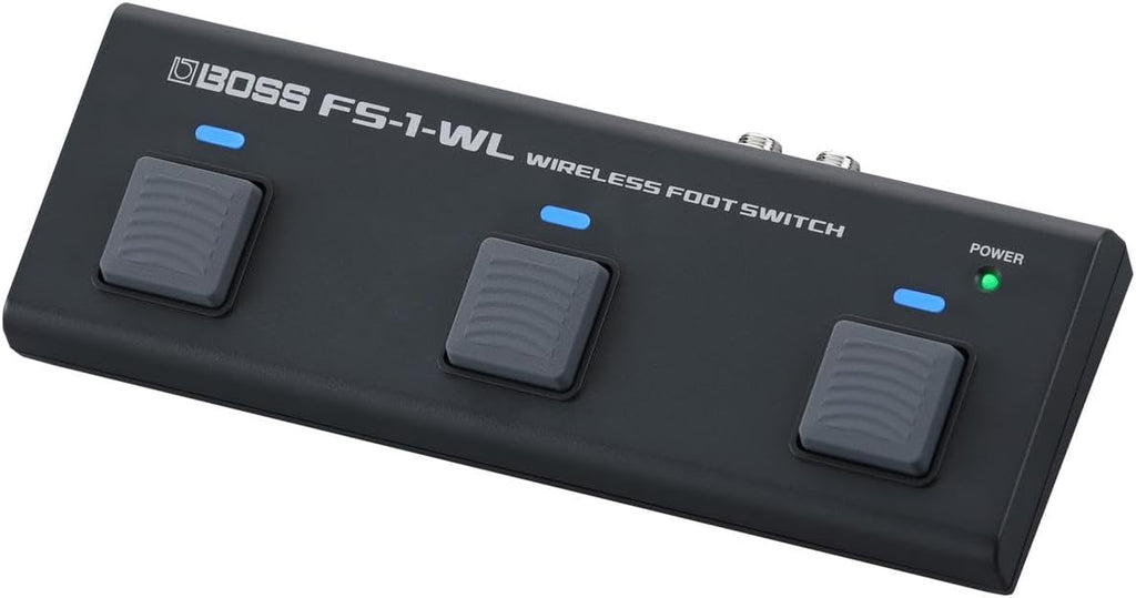 BOSS FS-1-WL Compact Wireless Footswitch | Control Digital Music Score Apps, YouTube Videos, DAWs, Instruments and More via Bluetooth | MIDI | Connect External Footswitches and an Expression Pedal