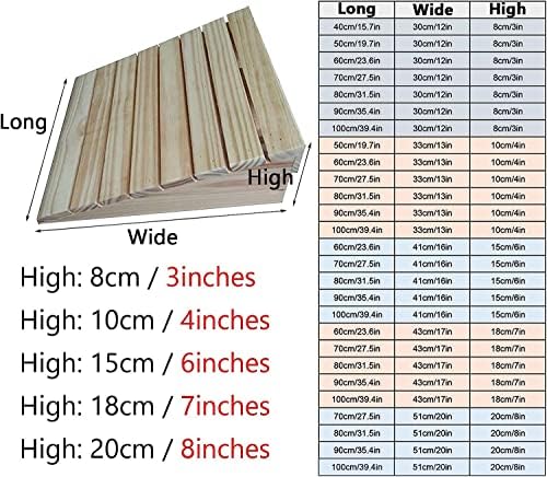 Durable Wooden Dog Ramp for Cars | Threshold Ramps for Power Wheelchairs, Mobility Scooters & Lawn Mowers | Easy Access Doorway Incline Ramp