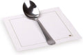 Restaurantware Napluxe Organic Cotton Cocktail Beverage Napkins - Soft and Durable 4.5' x 4.5' Ecru Paper Napkins - Disposable and Recyclable - 500-CT