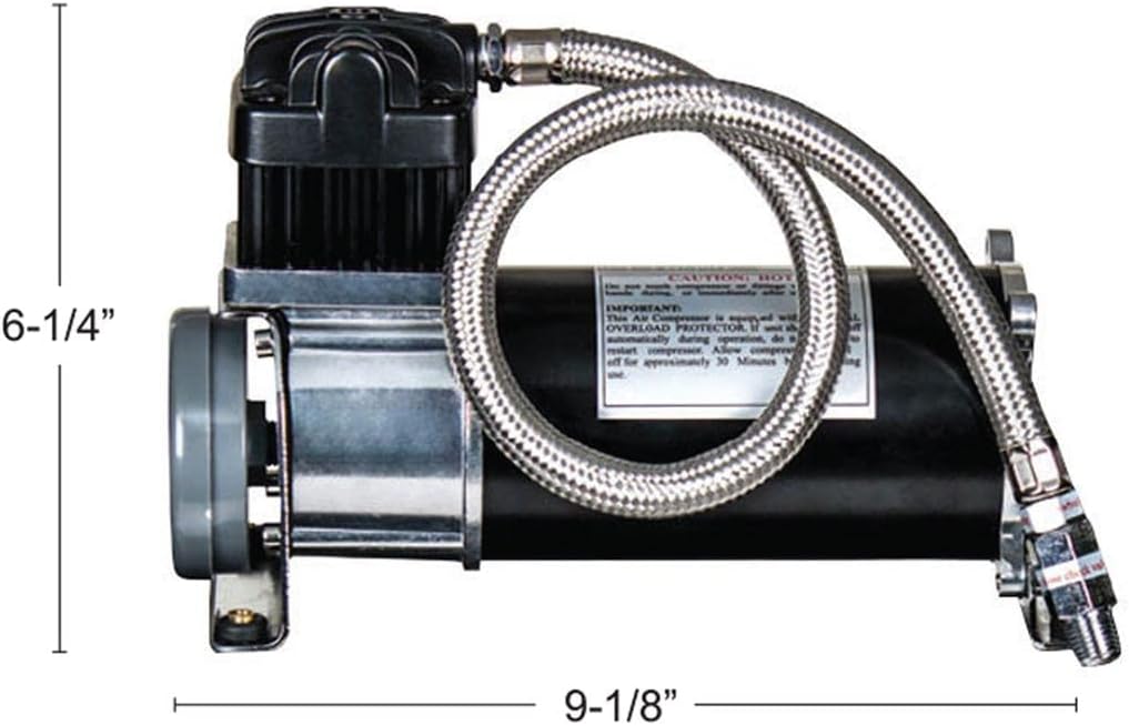 United Pacific 46156 Air Horn Compressor, 12V, 140 PSI, Heavy Duty
