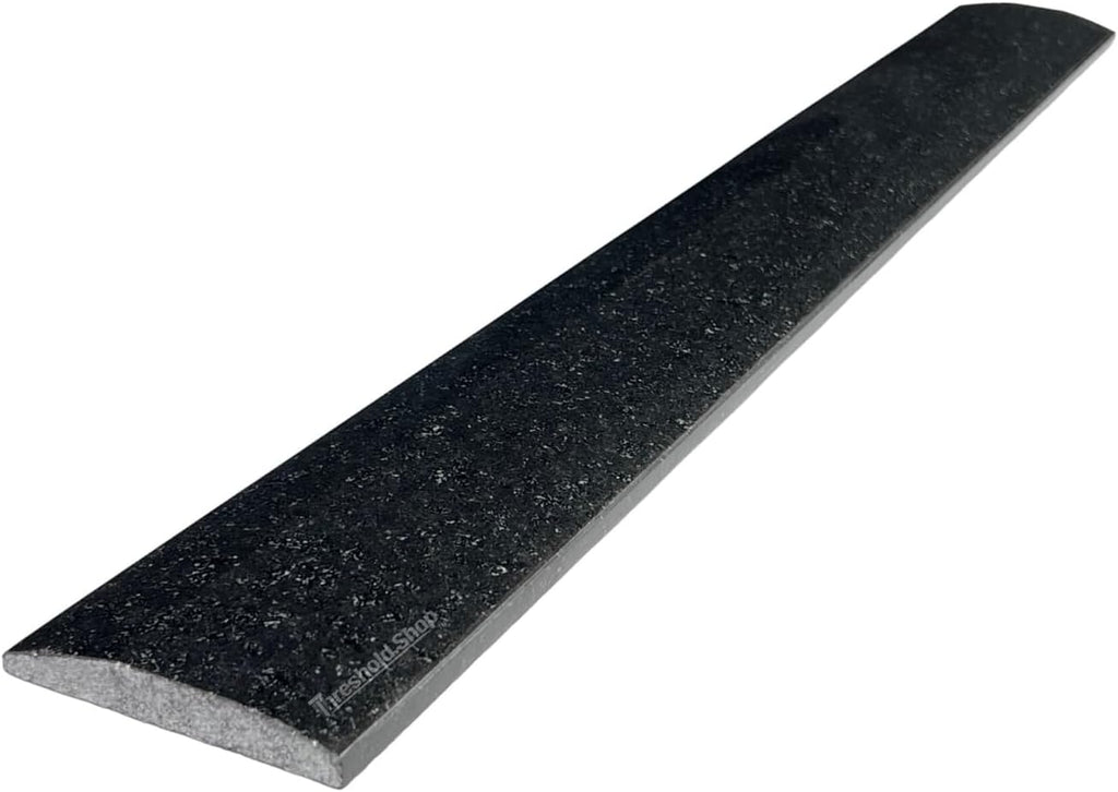 Double Hollywood Absolute Black Polished Granite Threshold for Floor Transitions (4' x 32')