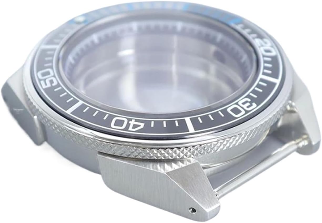 43.8mm Waterproof Watch Case 28.5mm Dial Ceramic Bezel Sapphire Crystal Compatible For NH35 NH36 NH38 4R36 Movement