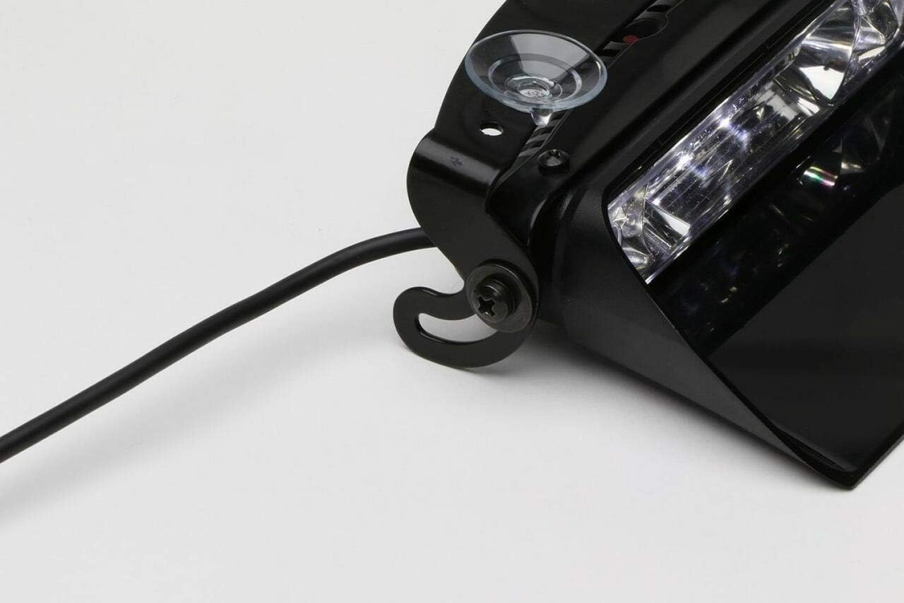 Whelen, Trio Avenger II, LED Dash Deck Light, Two Lightheads with Trio Lamps, 10 ft Cigar Wire with 2 switches, 55 Flash Patterns, Lights are Red/Blue/White with White Steady Override, AVC23RBC