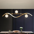 homary 40.2' Dimmable Kitchen Island Lighting, Gold 4-Light Dining Room Light Fixture Over Table Linear LED Chandelier Island Lights for Kitchen