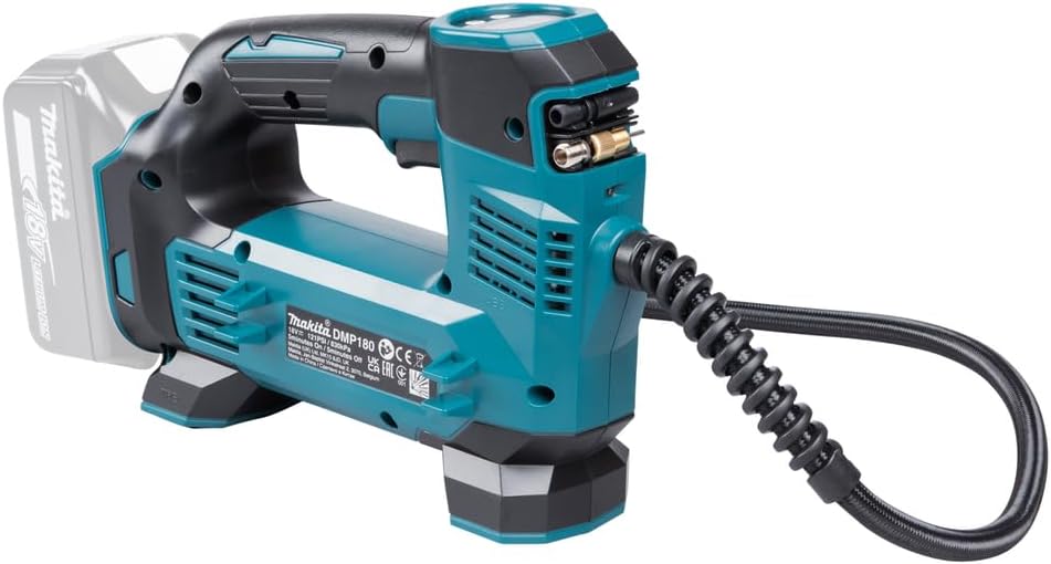 Makita DMP180Z 18V Li-ion LXT Inflator - Batteries and Charger Not Included, Blue/Silver, M