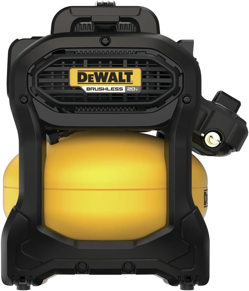 DEWALT 20V MAX* Portable Cordless Air Compressor Kit, 2.5 Gallons, 140 PSI, Brushless with Battery & Charger (DCC2520T1)