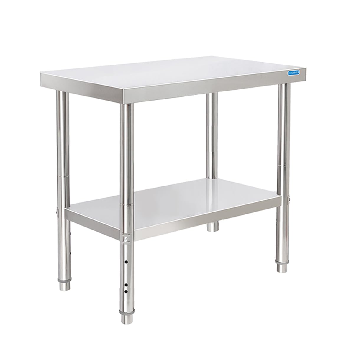 KUARBARR Stainless Steel Table 30 x 18 Inch, Stainless Table for Prep & Work, Commercial NSF Metal Table for Restaurant Kitchen Garage