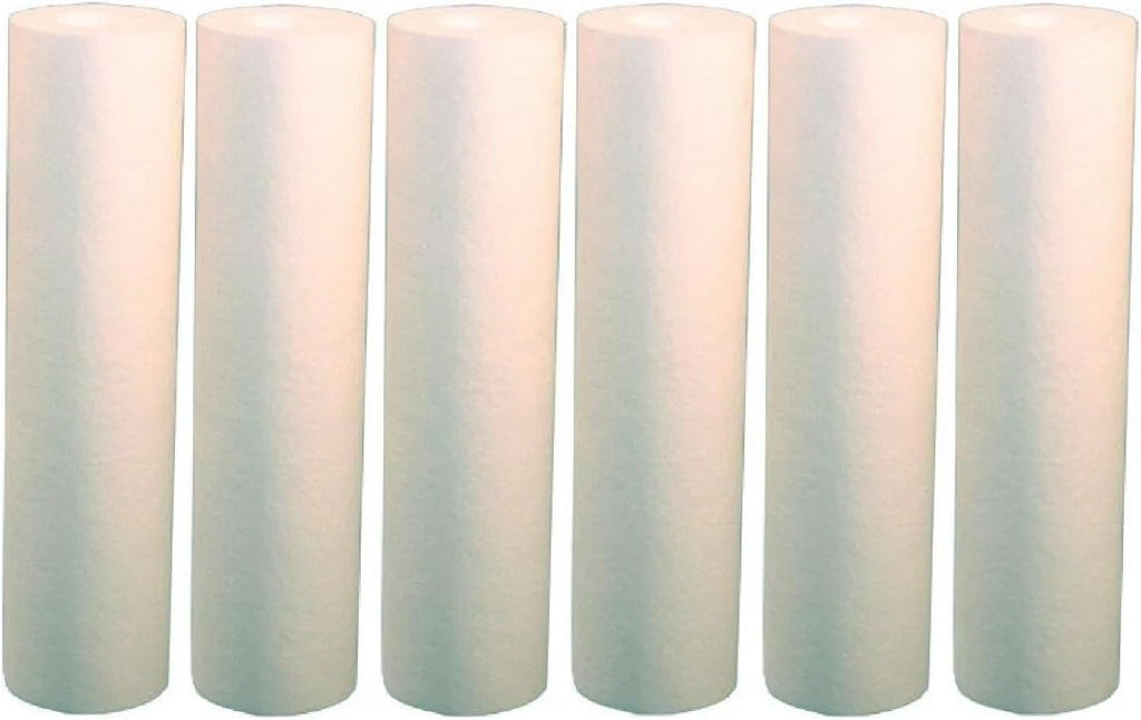 for Pentek 25 Micron Whole House 20 Inch Sediment Water Filter 6 Pack