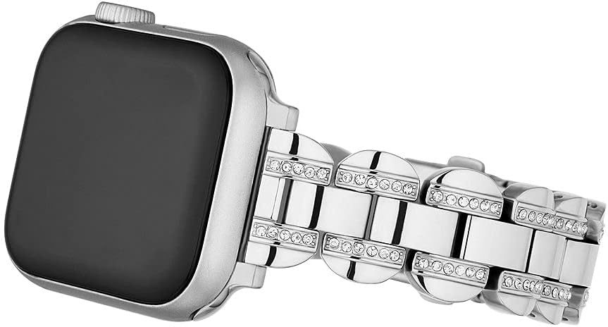 kate spade new york Designer Interchangeable Stainless Steel Band Compatible with Your 38/40/41mm Apple Watch Series 9/8/7/6/5/4/3/2/1/SE